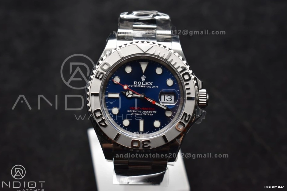 126622 VR Clean Steel Blue 1204 Yacht-Master SS HighPerformance on Best 904L 1:1 Dial Edition Bracelet 0225